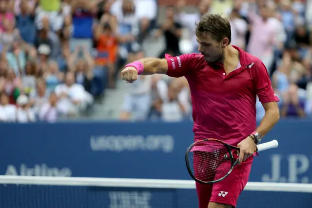 Stan Wawrinka of Switzerland