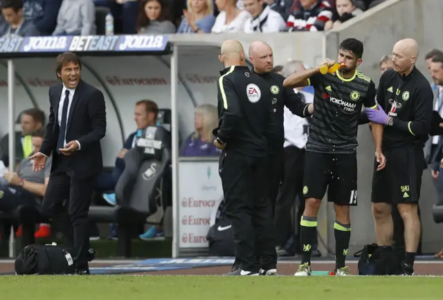 Medical attention for Costa