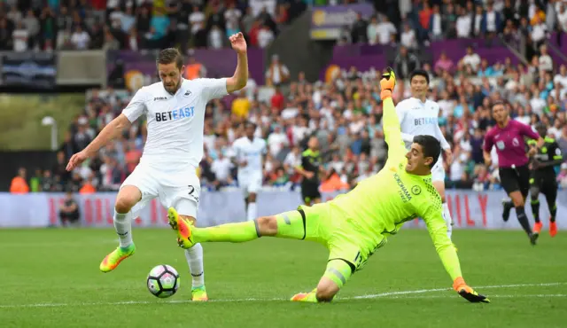 Sigurdsson is challenged by Courtois