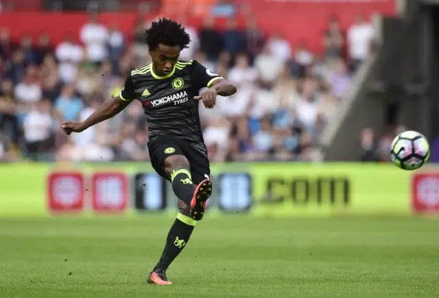 Willian in action