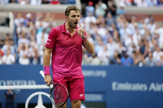 Stan Wawrinka of Switzerland