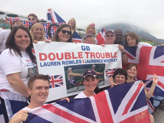 GB Rowing supporters