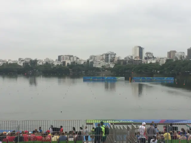 Finishline at the Lagoa Stadium