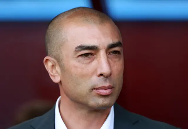 Villa manager Roberto Di Matteo