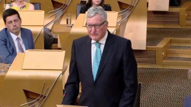 Fergus Ewing opened his statement by saying "we are sorry"