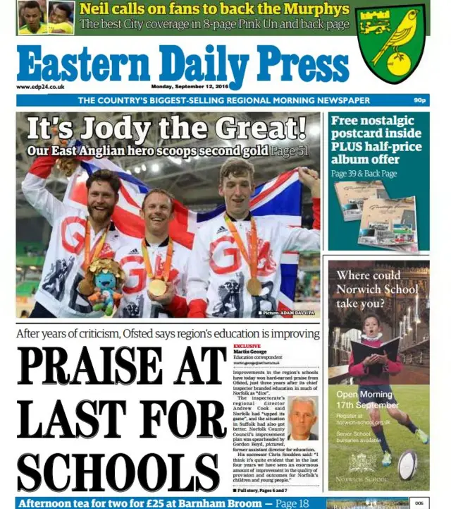 Front page of EDP