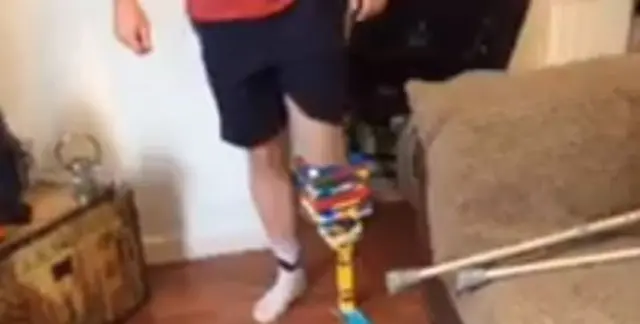 Lego leg