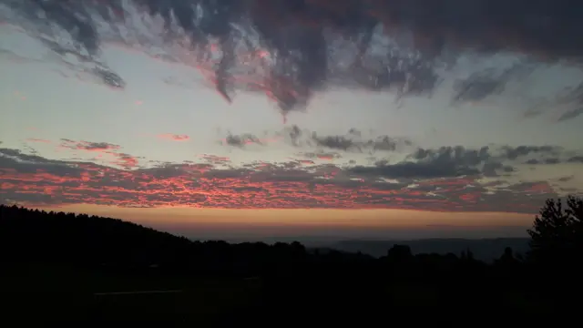 Huddersfield morning sunrise