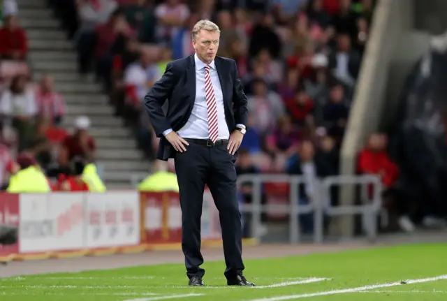 David Moyes looking dejected