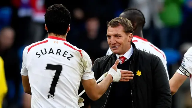 Brendan Rodgers Luis Suarez