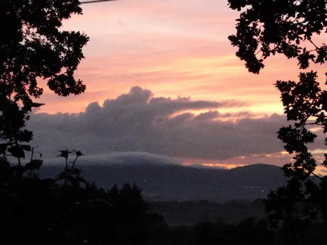 Sunset in Seven Stokes, Worcestershire