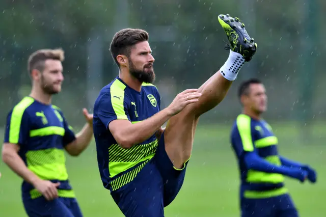 Arsenal striker Olivier Giroud