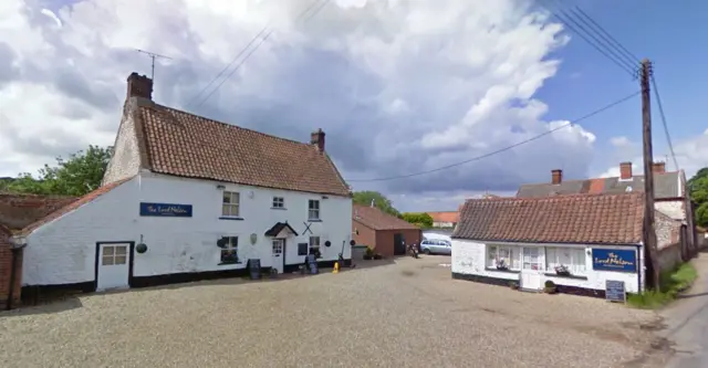 Exterior of the Lord Nelson in Burnham Thorpe