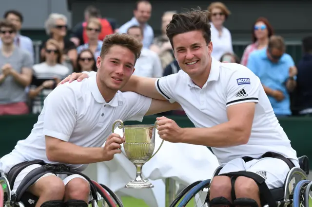 Alfie Hewett and Gordon Reid