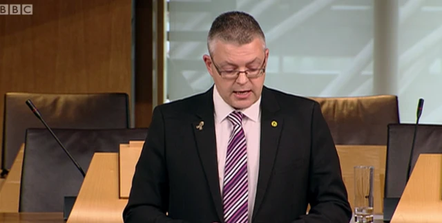 SNP MSP Stuart McMillan