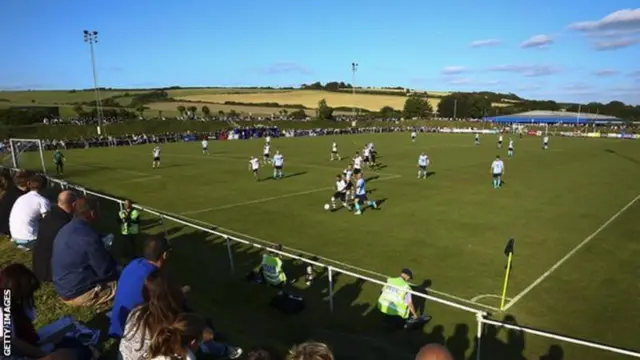 Worthing United's football ground