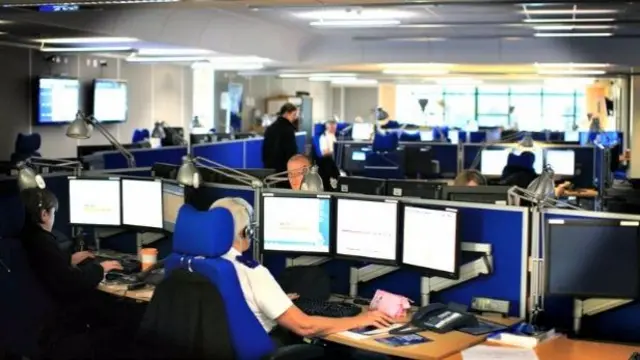 Police control room