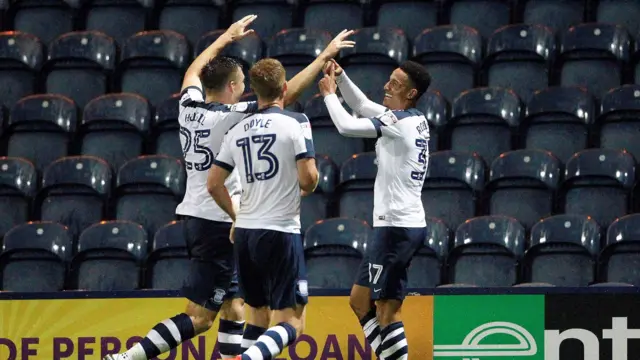 Preston celebrate