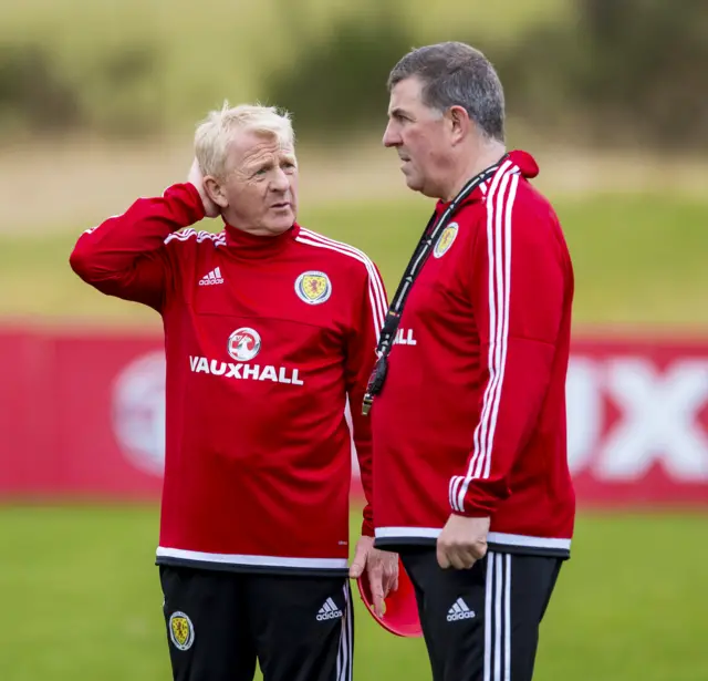 Gordon Strachan and Mark McGhee