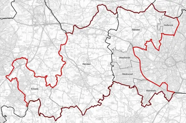 Proposed changes to boundary map