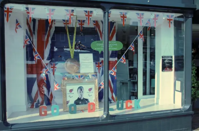 Barkers in Northallerton window display