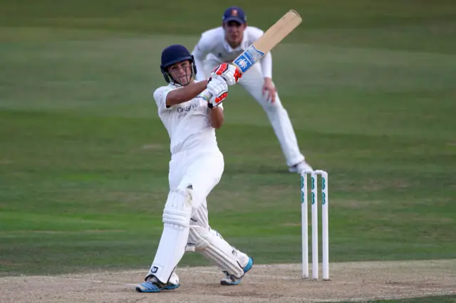 Kiran Carlson, Glamorgan CCC at Chelmsford