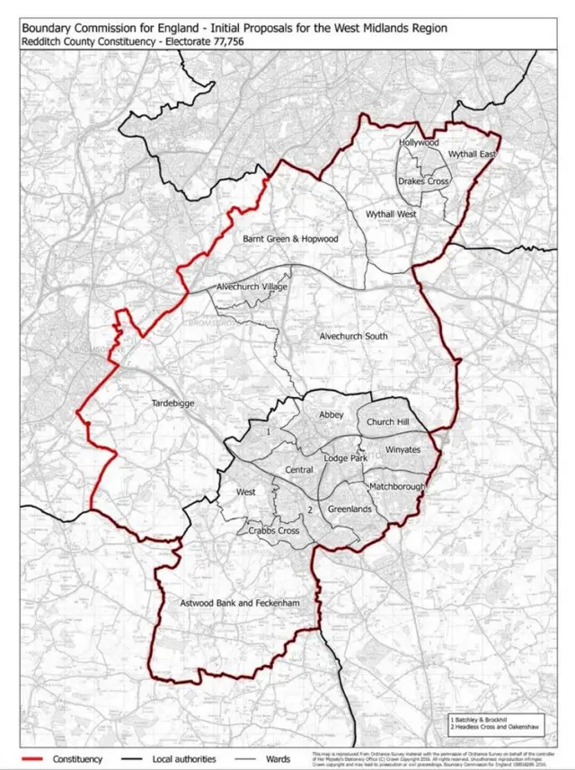 Constituency map