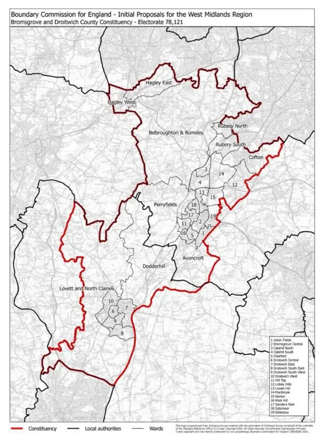 Constituency map