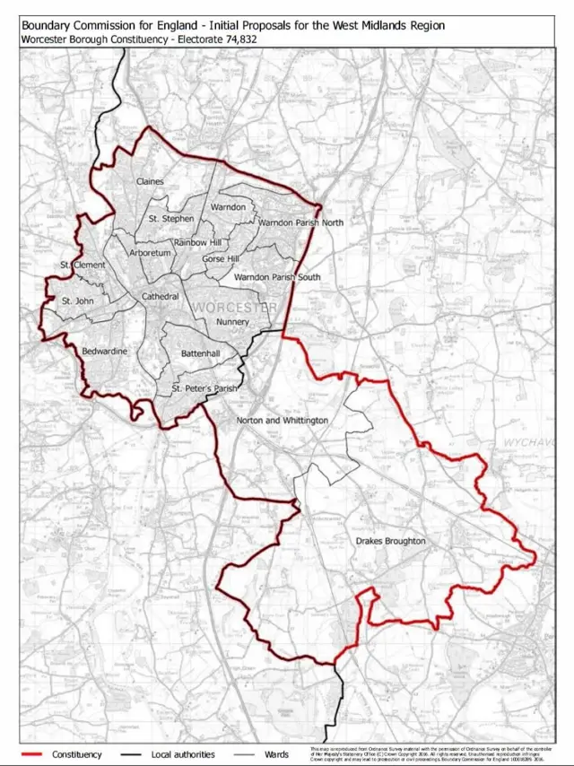 Constituency map