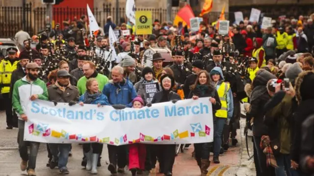 Scotland's Climate March last November