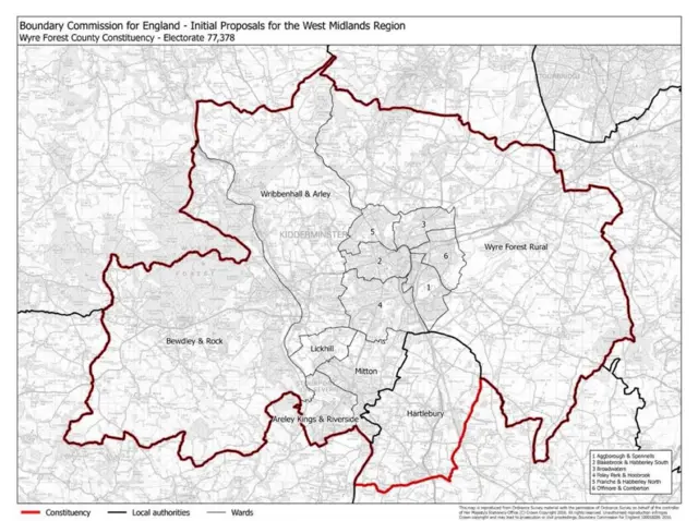 Constituency map