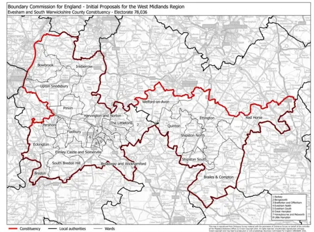 Constituency map