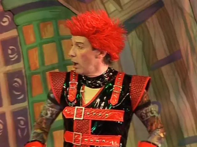 Martin Barrass in Panto