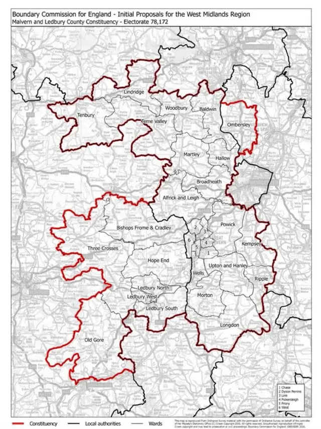 Constituency map