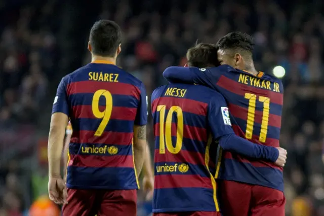 Messi, Suarez, Neymar