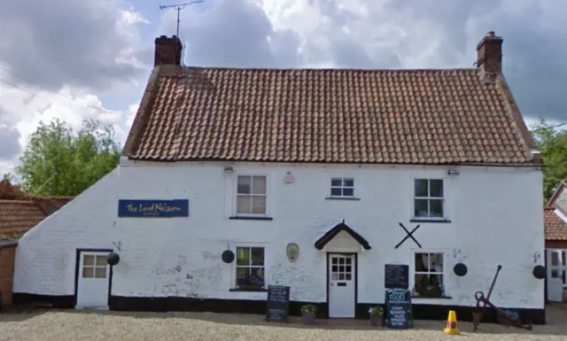 The Lord Nelson pub in Burnham Thorpe