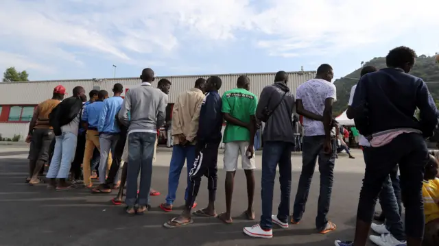 Migrants in Italy