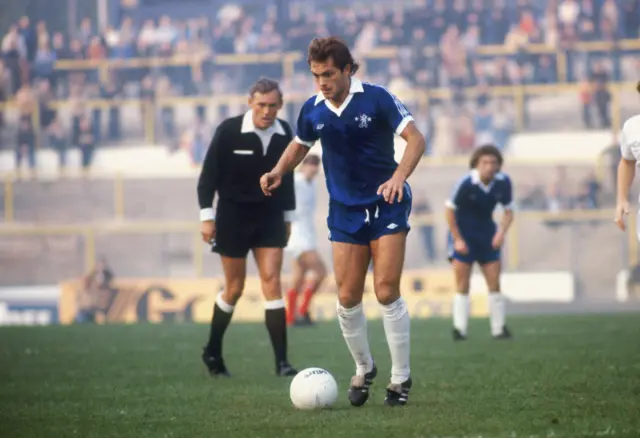 Ray Wilkins in action for Chelsea