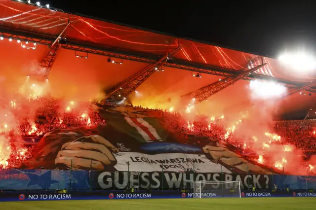 Legia warsaw fans