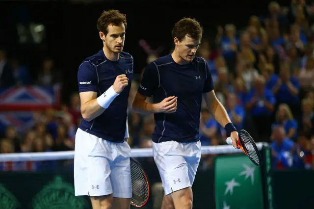 Andy and Jamie Murray