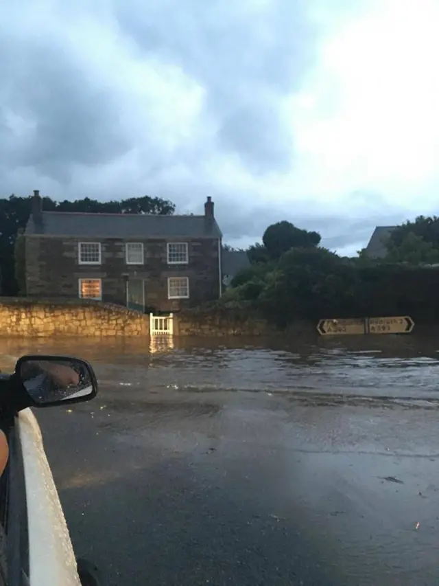 Flooding at Lanner