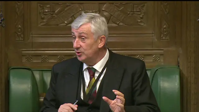 Deputy Speaker Lindsay Hoyle