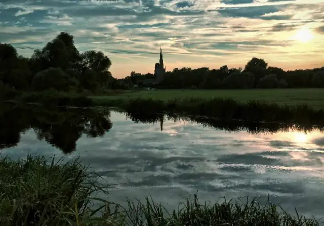 River at Wyton