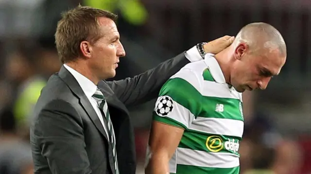 Brendan Rodgers and Scott Brown