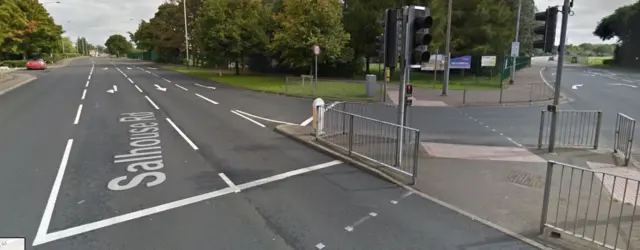 Street view of Salhouse Road junction