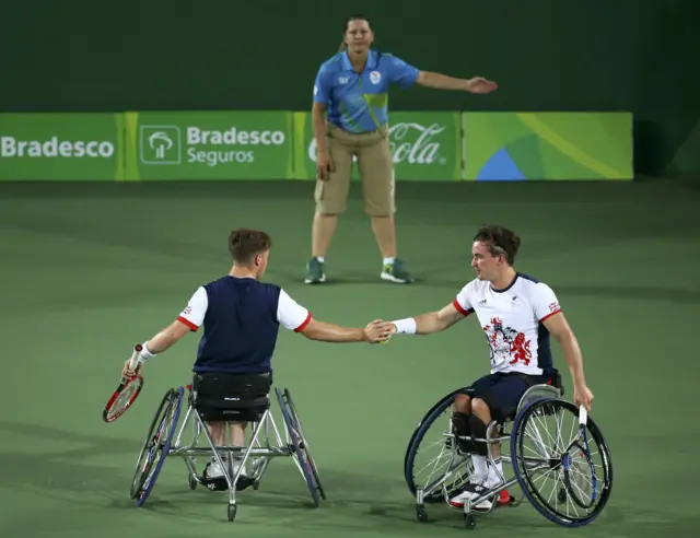 Alfie Hewett and Gordon Reid