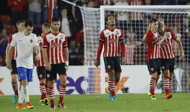 Southampton celebrate