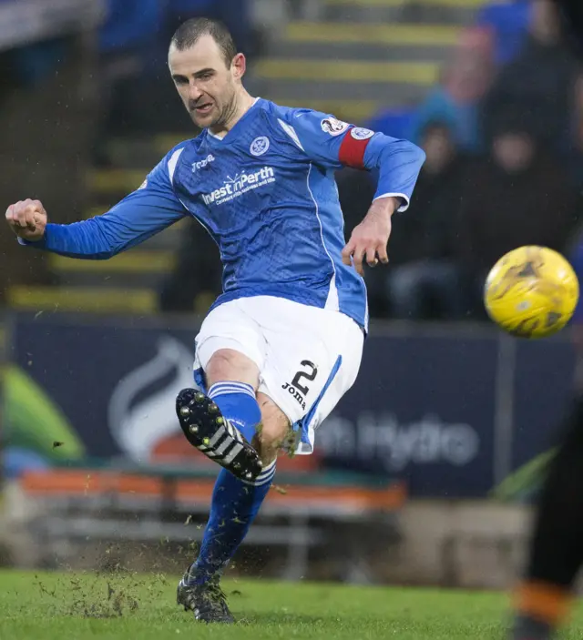 St Johnstone captain Dave Mackay