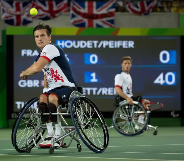 Gordon Reid and Alfie Hewett