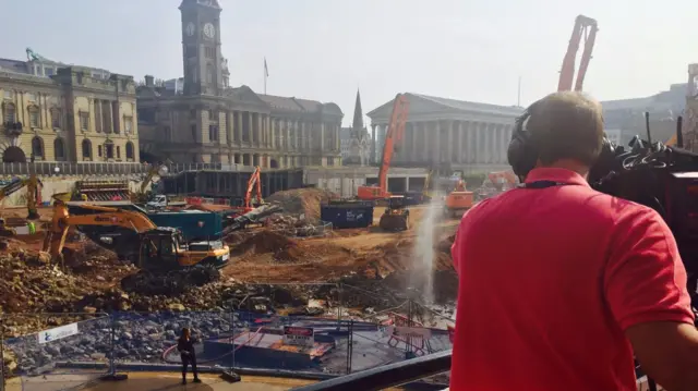 Demolition of Birmingham's old library